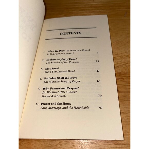 Can You Really Talk To God? By Louis H. Evans Sr. Paperback 1979 - Picture 9 of 11